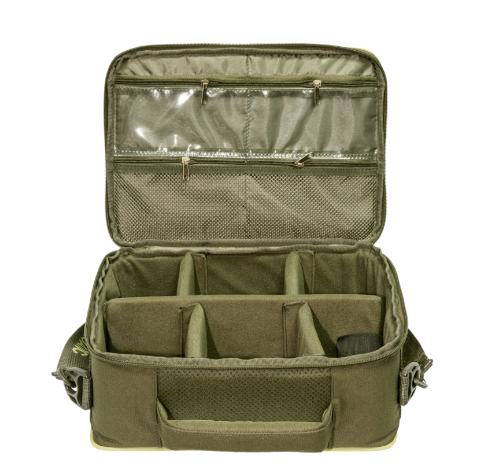 Сумка С-35Х рыболовная для катушек и принадлежностей (цвет: хаки)																			