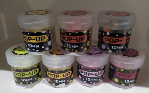 DOПИНГ Pop-up (плавающие) Бойлы 10 мм. "Монстр Краб" 17 шт.				