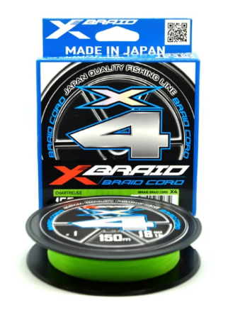 Шнур YGK X-Braid Braid Cord X4 150m #2.5-35lb		