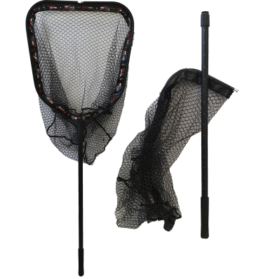 Подсачек Relax складной с прорезиненной сеткой средний 70х60												