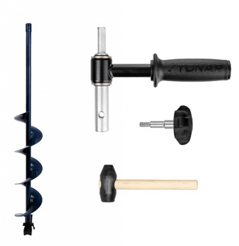 Комплект Шнек для шуруповерта ALTAY ENERGY 150R +адаптер АШ20 +молоточек (T-SAE150R-ASH20) Тонар