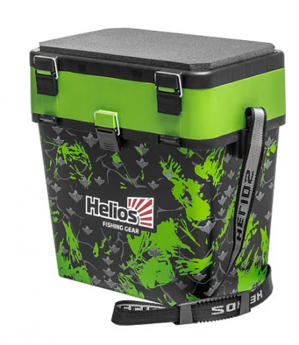 Ящик рыболовный зимний SHARK салатовый (HS-IB-19-SHG) Helios