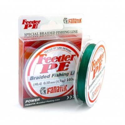 Шнур FANATIK FEEDER PE X4 140 м. (#0,4) 0,10мм. GREEN																