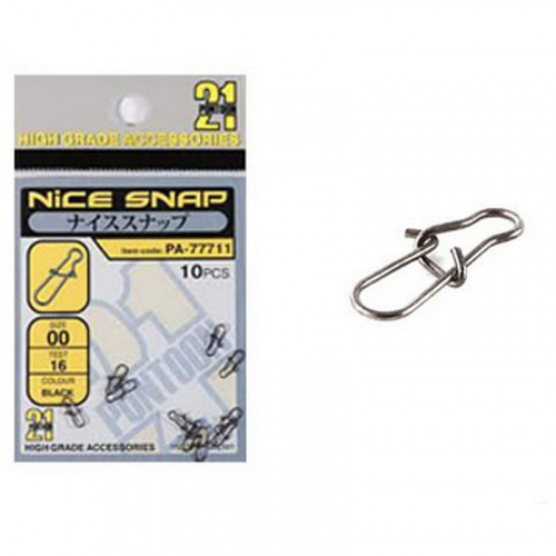 Застежка Pontoon21 Nice Shap , цвет черный #00 , 
