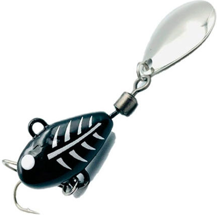 Тейл-спиннер HURRICANE 28g Black Ghost