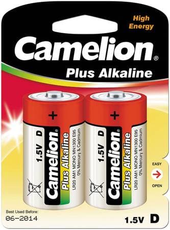 Элем. пит. Camelion LR20 BL2     2/12/96																																	