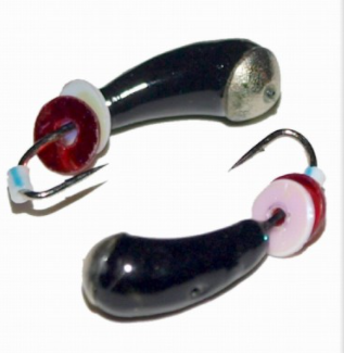 Уралка 2 с петлей (0,3г.), разнополярная, шарик, кубик (уп.10/15/25)																				