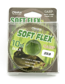 Лидкор без сердечника Caiman Soft Flex Камуфляж 10m 20lbs 215861			