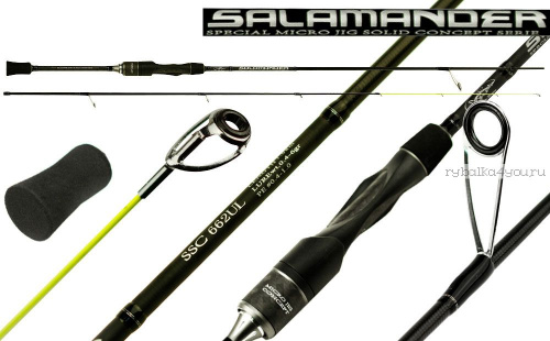 Спиннинг   SALAMANDER SOLID     SSS 662 UL      1,98m      0,4- 6 g							
