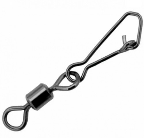Застежка с вертлюжком Gurza-Rolling swivel /Nice Snap BN №10 (10шт/уп)										