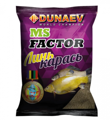 Прикормка "DUNAEV-MS FACTOR" 1кг Линь Карась