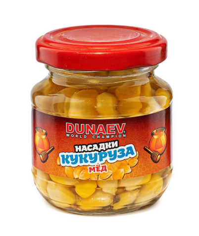 Насадка стеклобанка "Дунаев Кукуруза " 100мл. Мед