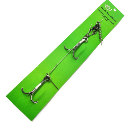 Стингер для приманок "Волжские джиги" (15-19 см, крючок 1, 22 кг),