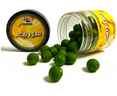 Бойлы GBS насадочные Acid Pear Кислая груша 15мм (132 г, банка)
