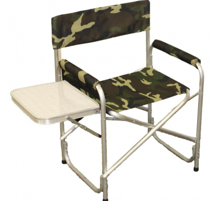 Кресло складное со столиком 830х450х855 мм, алюминий