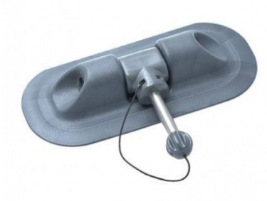 Уключина овальная серая нерж.