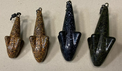 Груз "Ракета" на ввертлюге крашеный 70 грамм