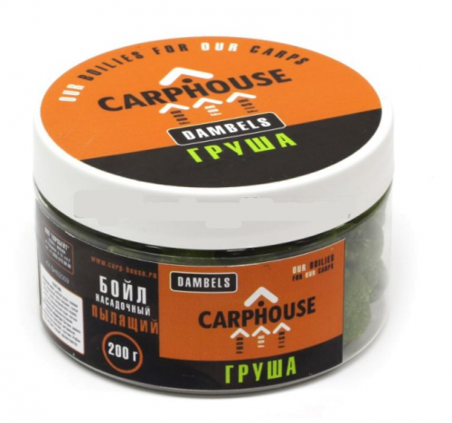 CARPHOUSE Насадочные Пылящие Бойлы Дамбелс. "Груша" 0,2 кг.				