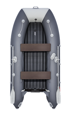 Лодка Таймень LX 3400 НДНД графит/светло-серый