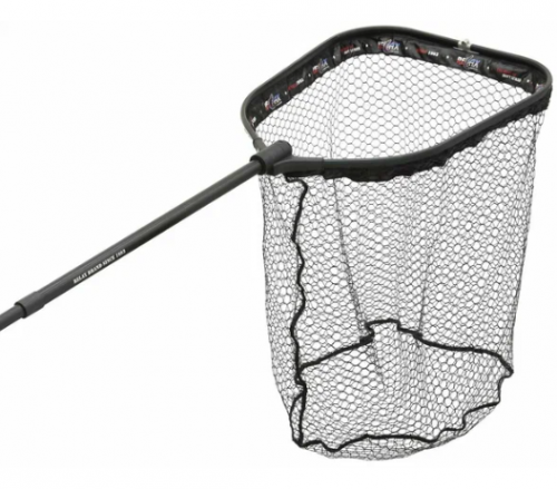 Подсачек Relax складной с прорезиненной сеткой маленький 60х50								