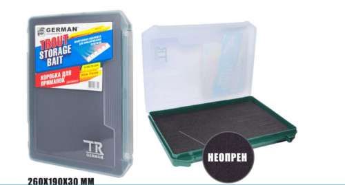 Коробка для приманок "Trout Storage Baits" / Green	
