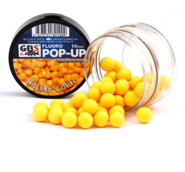 Бойлы POP-UP GBS "BALMY CORN" (Сочная Кукуруза) ( 8 мм, банка)	