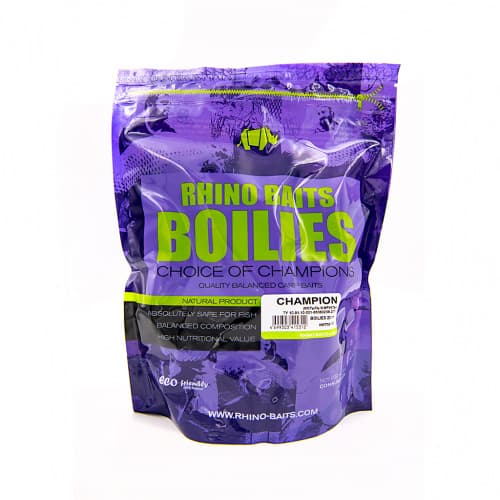 Бойлы Champion - мотыль и фрукты, 20мм, 1кг