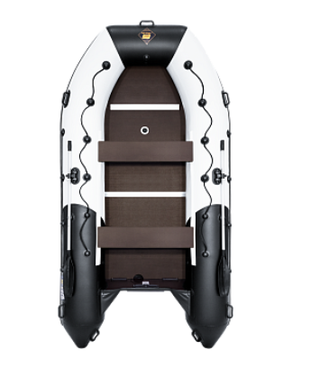 Лодка Ривьера Компакт 3800 НДНД комби светло-серый/черный 