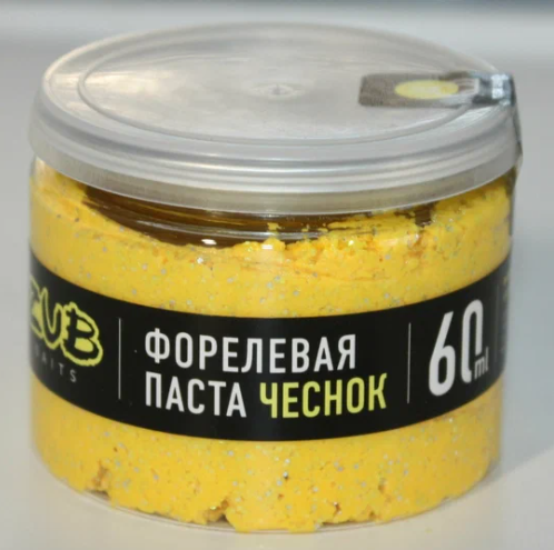Паста ZUB 60мл Форель "Чеснок" Желтая					