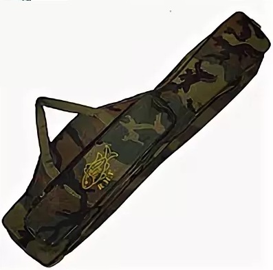 чехол для удочек КАМУФЛЯЖ ШИРОКИЙ (100см, 3 отделения + 2 кармана)