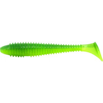 Приманка силиконовая Keitech Swing Impact FAT 3.3" #424 Lime Chartreuse	