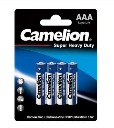 Элемент питания  R03 Super Blue Camelion BL4    4/48/1152									