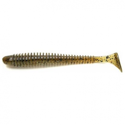 Приманка силиконовая Keitech Swing Impact 3.5" #101 Green Pumpkin PP.								