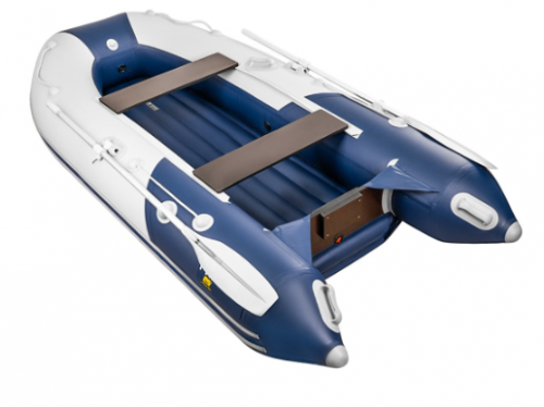 Лодка Ривьера Компакт 3200 НДНД комби св-сер/синий