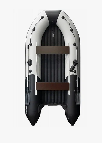 Лодка Ривьера Компакт 3600 НДНД  комби светло-серый/графит