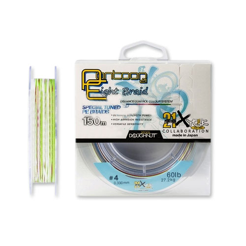 Леска плет. Pontoon 21 Eight Braid ,0,148мм, 14lb, 150м, многоцв.., 8-жил.