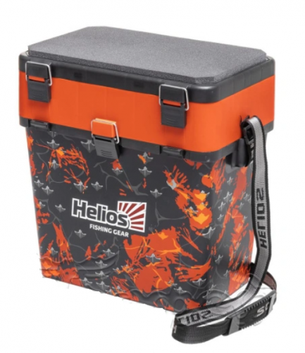 Ящик рыболовный зимний SHARK оранжевый (HS-IB-19-SHO) Helios