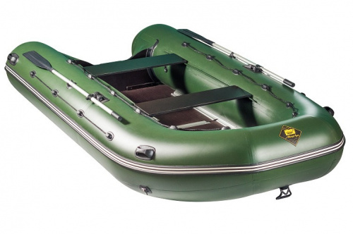 Лодка Ривьера Максима 3600 СК комби зеленый/черный 