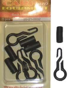 Клипса  SP112000B Back lead clip with lock tube  (уп. 5 шт.)  Brown			