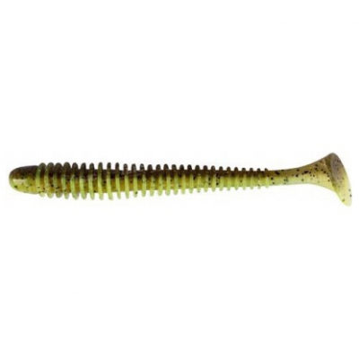 Приманка силиконовая Keitech Swing Impact 3.5" #401 Green Pumpkin Chart				