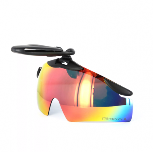 Очки поляризационные Yoshi Onyx с креплением на бейсболку, оранжевые линзы						
