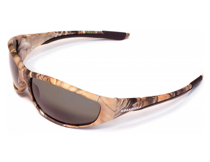 Очки поляризац. в футляре, серые линзы, цв.оправы камуфляж (Kosadaka)