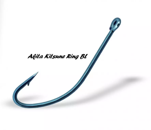 Крючки Gurza-AKITAKITSUNE  RING BL  №12 (10шт./упак.)