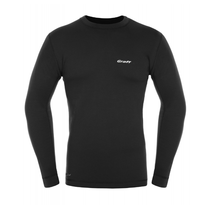 Термобелье GRAFF длинный рукав (черное) 2XL
