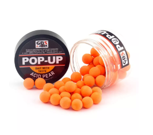 Бойлы GBS Baits Pop-up плавающие 8мм 40гр Кислая Груша	