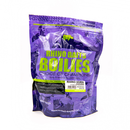 Бойлы Rhino Horn (белые специи), 20мм, 1кг