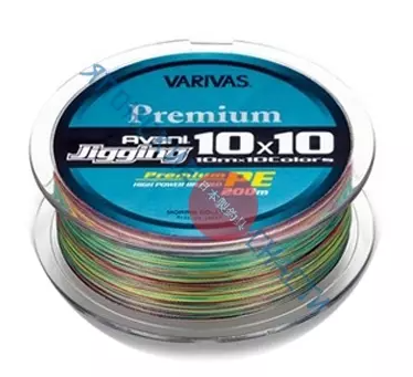 Шнур Varivas Avani Jigging 10×10 Premium PE X4 (200м, 25lb, #1,5)																					