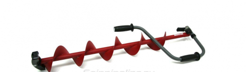 Ледобур BURAN 100L левое вращение, цельнотянутый шнек				