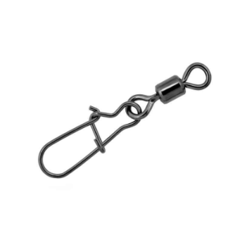 Застежка с вертлюжком Gurza-Rolling swivel /Nice Snap BN № 8 (10шт/уп)