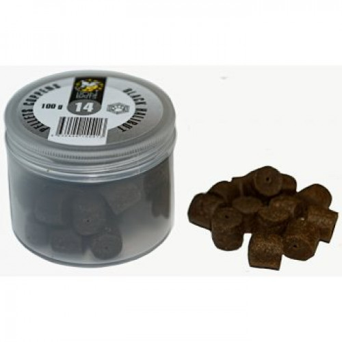 LION BAITS Пелетс насадочный "COPPENS BLACK HALIBUT" 8 мм. 0,1 кг.				